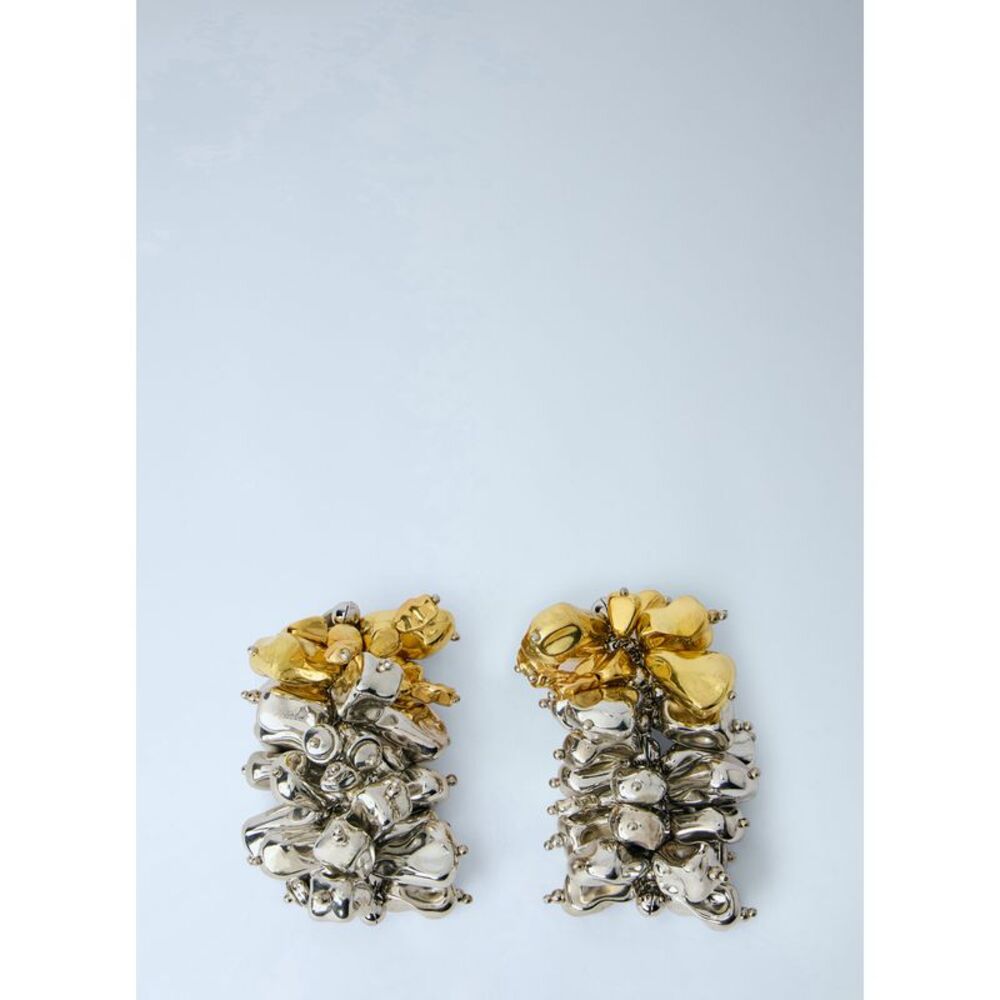 Dries Van Noten Women Sculptural Metal Earrings
